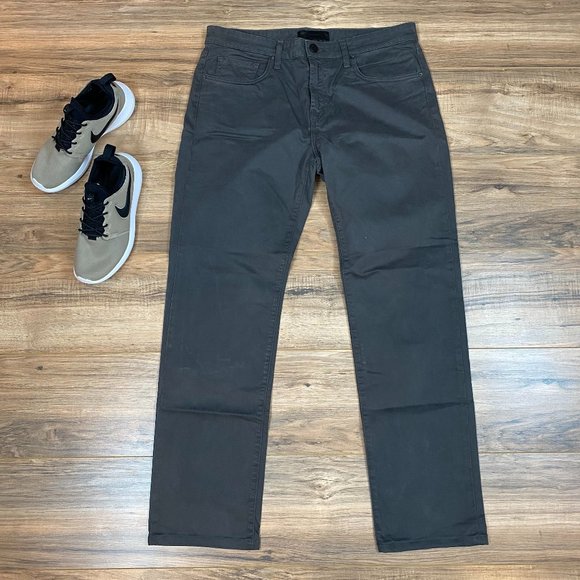 J Brand Kane Straight Leg Fit Jean Men's Size 34 Gray‎ - Picture 1 of 10